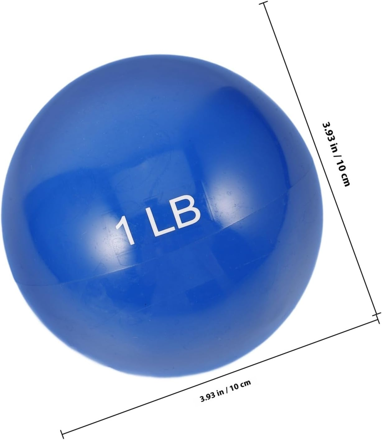 NOLITOY Weighted Soft Sand Ball 1Lb for Pilates Yoga Strength Training, PVC Soft Practice Ball for Fitness and Balance Exercises in Home Gym image number 5