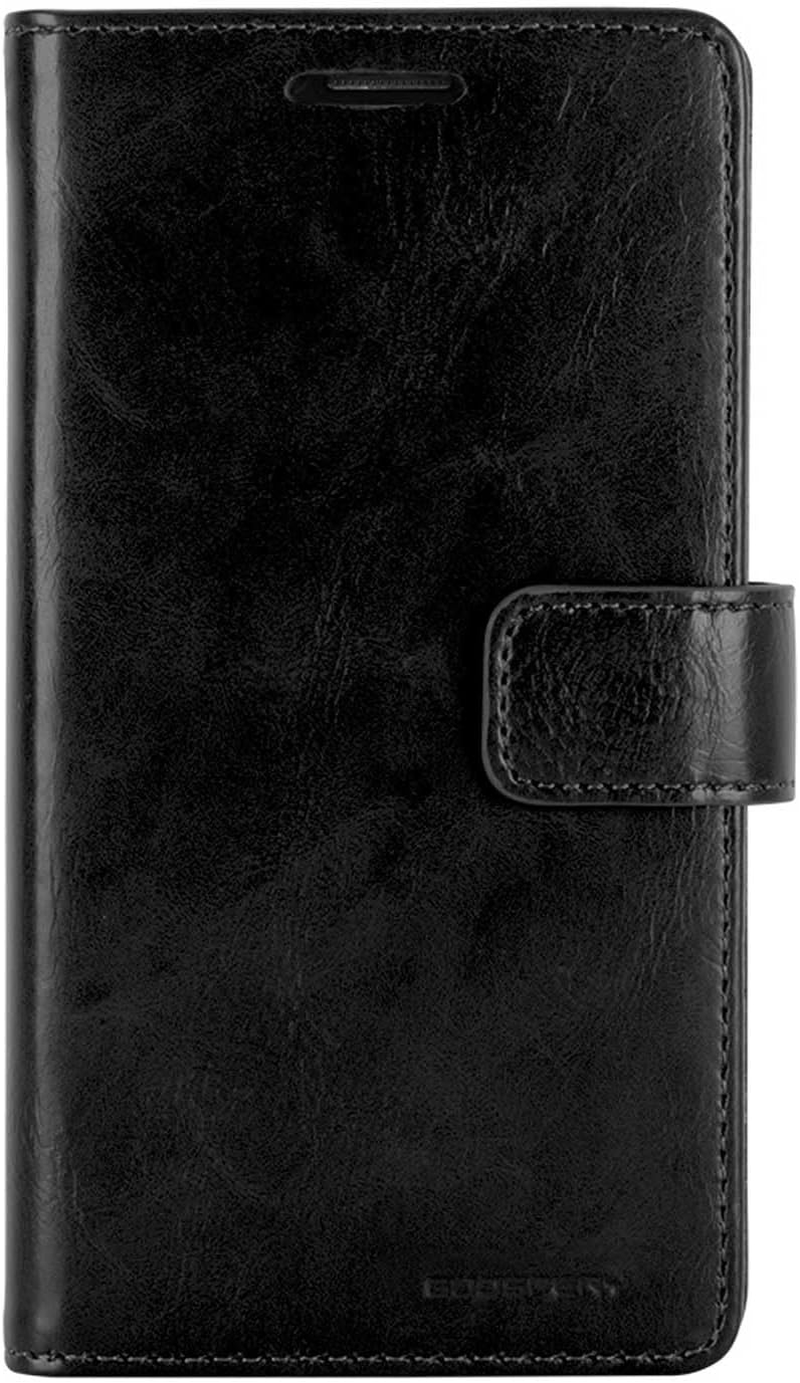 Mercury Goospery Blue Moon Diary Wallet Case for Iphone 14 Pro Max (6.7") - Black - Gold image number 2
