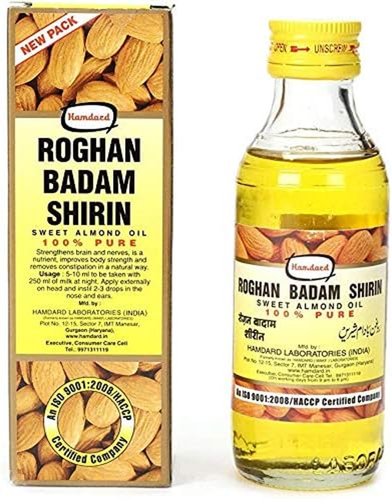 Pack of 2 - Hamdard Roghan Badam Shirin (Sweet Almond Oil) - 50Ml