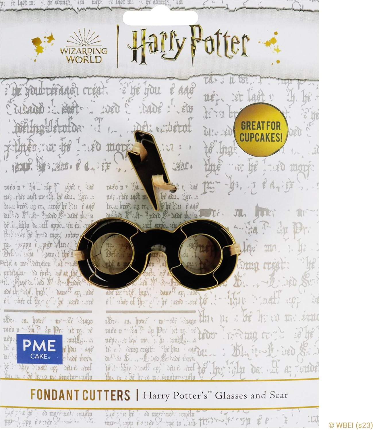 PME Harry Potter Fondant & Cookie Cutter, Set of 2, Harry'S Glasses & Scar, Small