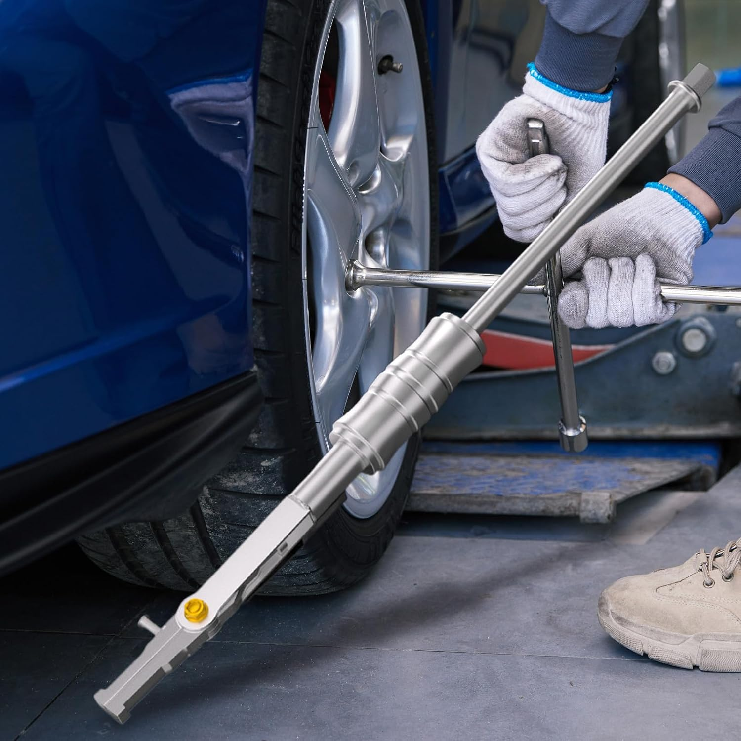 Zibeem Inner Bearing Puller,Heavy Duty Double Head Automotive - Bearing Puller for Tractor,For Automotive, Garage, Mechanic Workshop, Gear Installation, Shaft Extraction, Field Repair image number 3