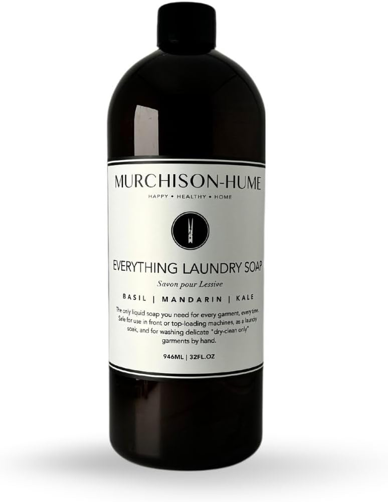 Murchison-Hume Everything Laundry Detergent, Natural & Eco-Friendly, Plant-Based Formula for Gentle Cleaning, 946Ml (Basil Mandarin Kale) image number 6