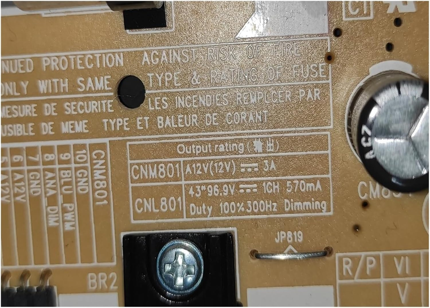 Main Board Bn9643026L Power_Kant_Su2E_Tpv_43,Compatible for Samsung， TV Accessories(Power)