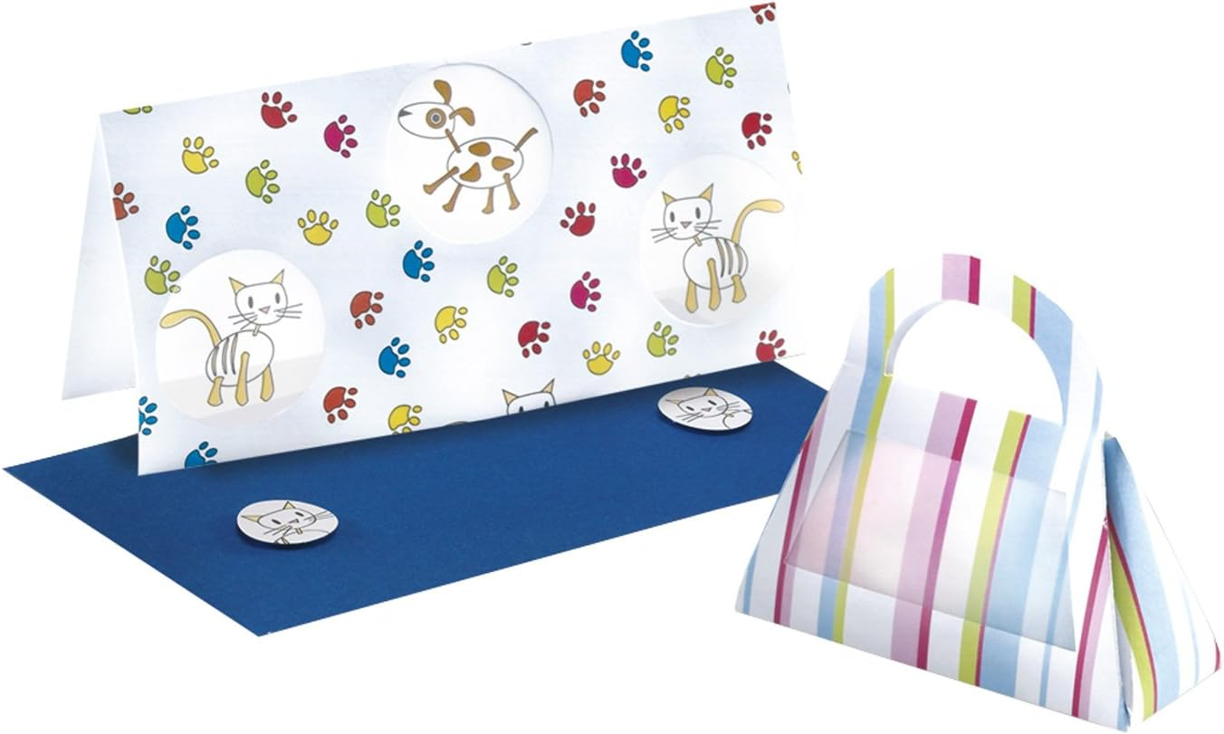 Folia 4749 - Abstracta and Young Motif Pad, 24 X 34 Cm, 30 Sheets, Assorted, 10 X Motif Cardboard, 10 X Printed Tracing Paper, 10 X Coloured Paper, for a Variety of Crafts image number 1