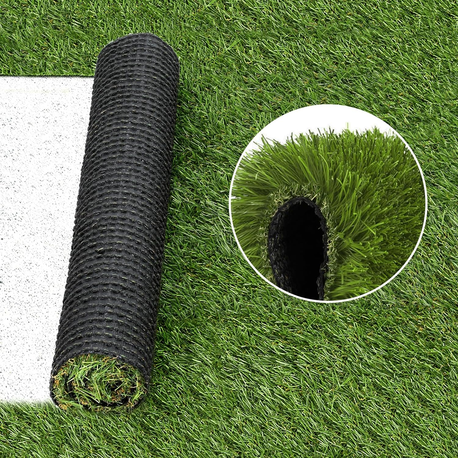Primeturf Artificial Grass Synthetic Fake Lawn Turf 2Mx5M Plant 4-Coloured 30Mm image number 4