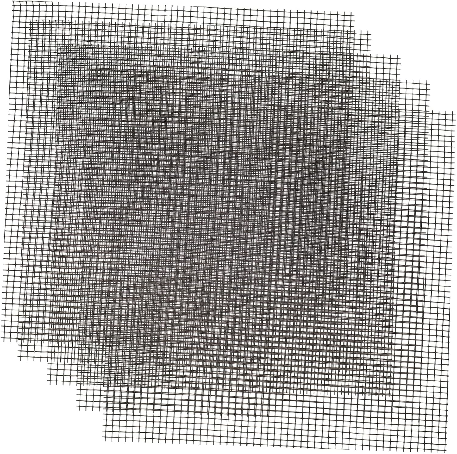 50Pcs Plant Pot Mesh Pads Square Flower Planter Bottom Mat for Retention Drainage Prevents Loss for Gardening and Pots