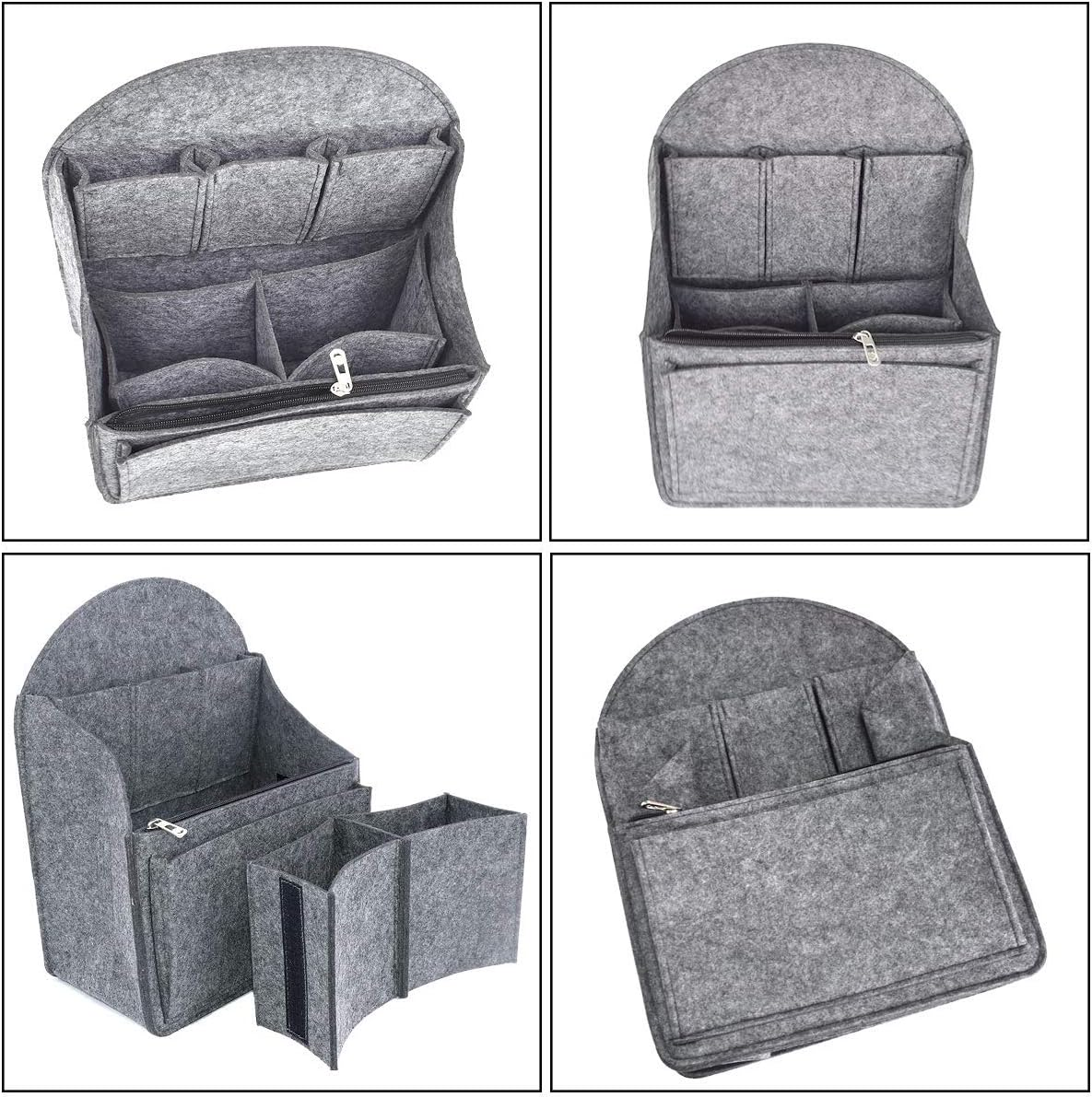 VANCORE Felt Backpack Organizer Insert for Rucksack Handbag Shoulder Bag image number 6