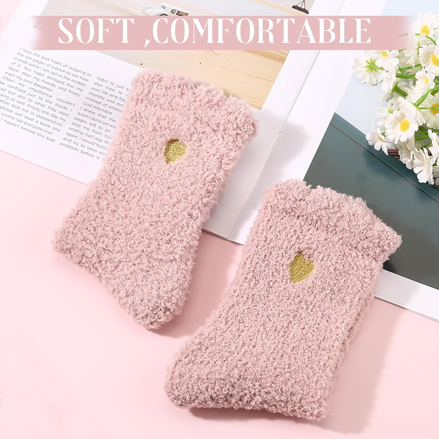 DHQH Personalized Initial Glass Cup with Lids and Straws, Monogrammed Gifts Box Included Ice Coffee Cup Makeup Bag for Her, Christmas Birthday Gifts for Women, R