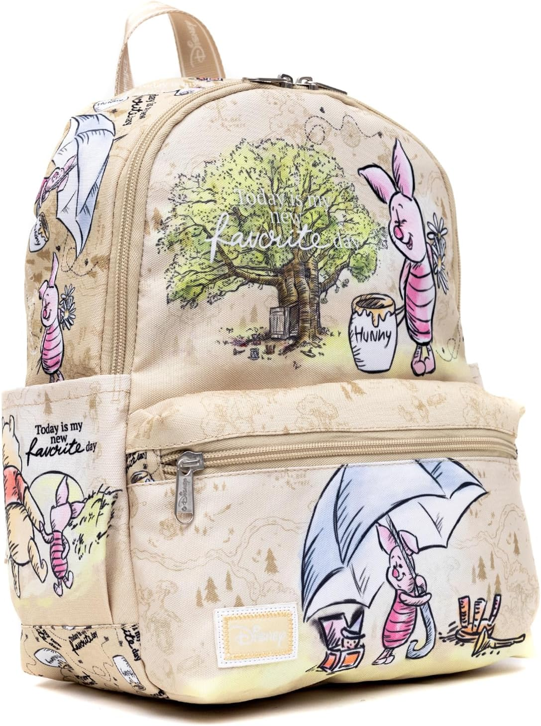 Wondapop Winnie the Pooh 13" Nylon Backpack, Winnie the Pooh, 13", Traditional Backpacks image number 3