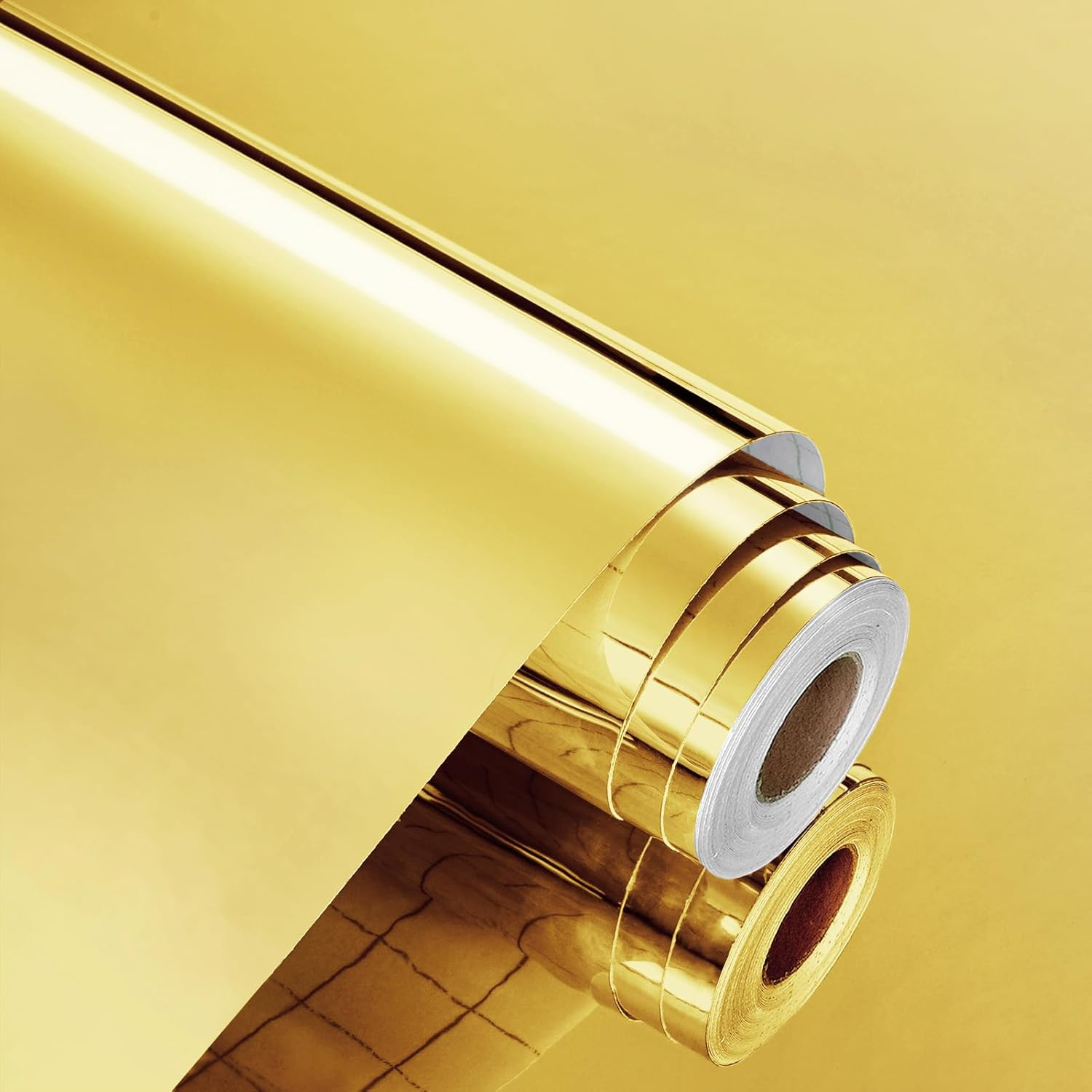 WESTICK Mirror Sticker for Walls Self Adhesive Mirror Contact Paper Peel and Stick Vinyl Mirror Wallpaper Stickers for DIY Home Decor Bedroom Door Cabinets Craft Countertops Dresser 15.75" X 80"