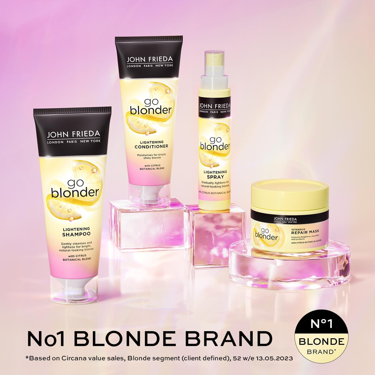 John Frieda Sheer Blonde Go Blonder Lightening Conditioner for Blonde Hair, 500 Ml image number 5