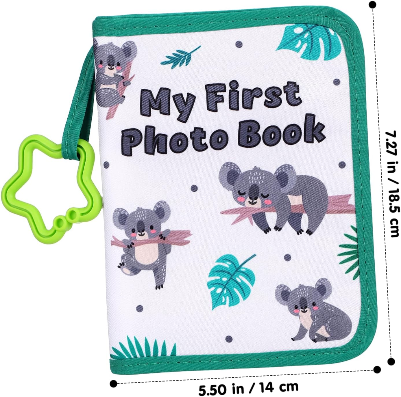 Cloth Photo Album Decorative Growth Record Book Soft Cloth Photo Book for Newborn Memories Scrapbook For