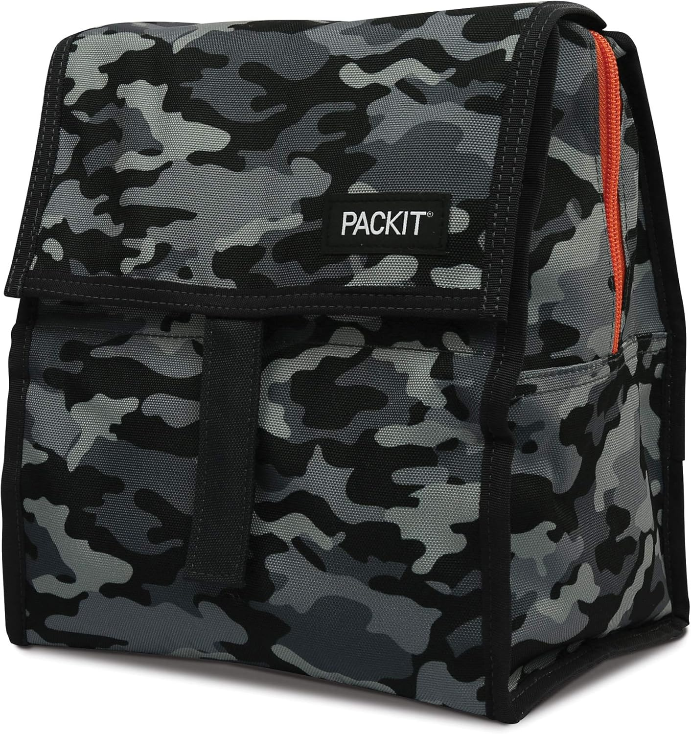Freezable Lunch Bag, Charcoal Camo - Charcoal Camo image number 6