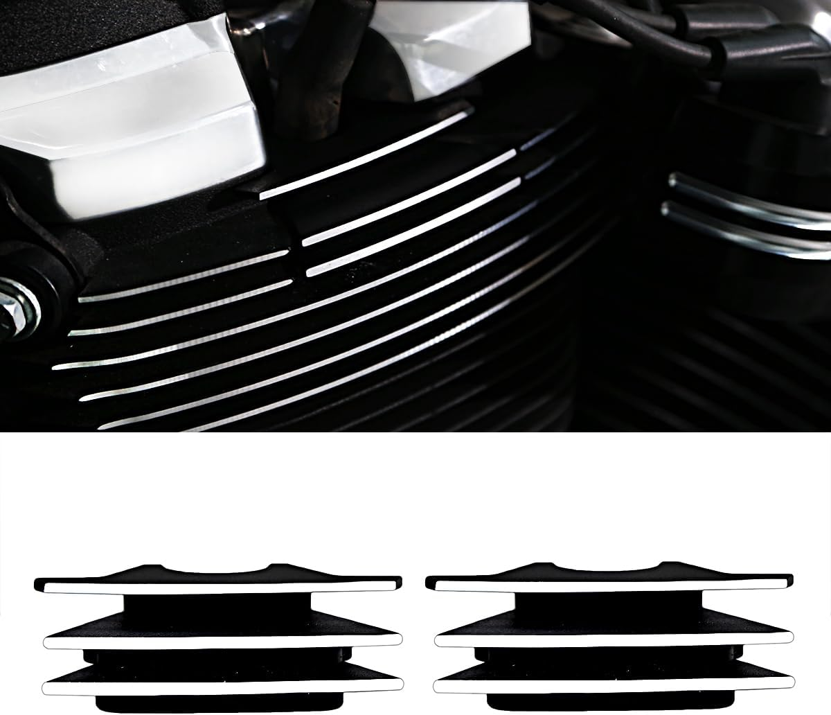 Spark Plug Fillers Compatible for Harley Softail Street Bob Breakout Low Rider Fat Boy 2018-2024