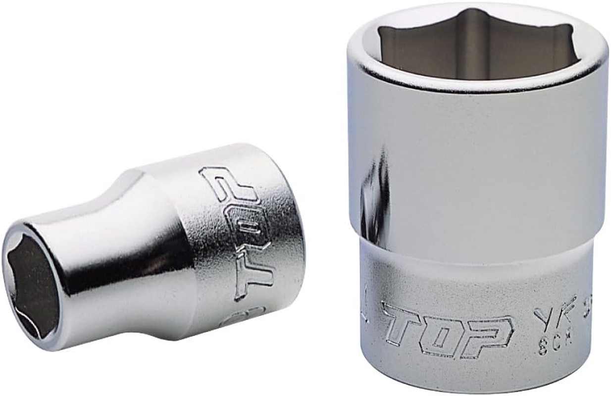 TOP Socket Wrench Set, Insertion Angle, 0.5 Inch (12.7 Mm), Case, Strong Type, Ratchet Handle, 0.4-1.1 Inches (10-27 Mm) Socket, 10 Piece Set, Total 10 Piece Set, Tsubame Sanjo, Made in Japan image number 1