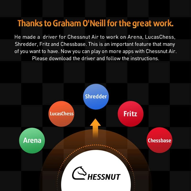 Chessnut Air Electronic Chess Set, a Magnificently Handcrafted Wooden Chess Board with Extra Queens,Leds, AI Adaptive Electronic Chess Set Game and App with Computer Chess Board image number 2