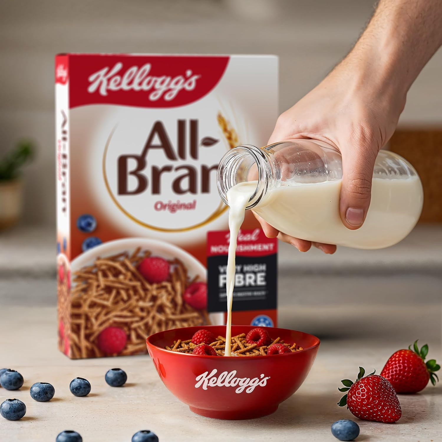 Kellogg'S All-Bran Original High Fibre Cereal 350 G
