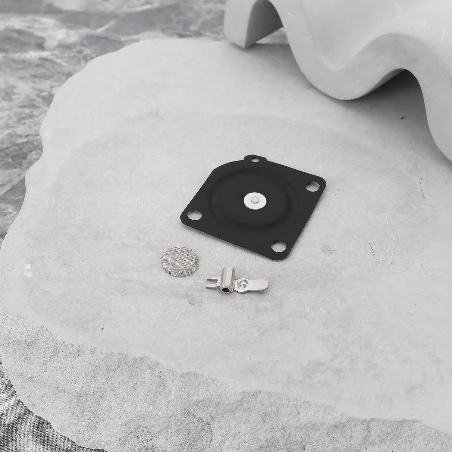 Emsea 2Set Trimmer Carburetor Diaphragm Repair Kit 545081848 Carburettor Gasket Kit 545130001 Compatible with Husqvarna 125R 128R 124C 128 CD LDX DJX 128LD 128RJ Trimmer image number 4