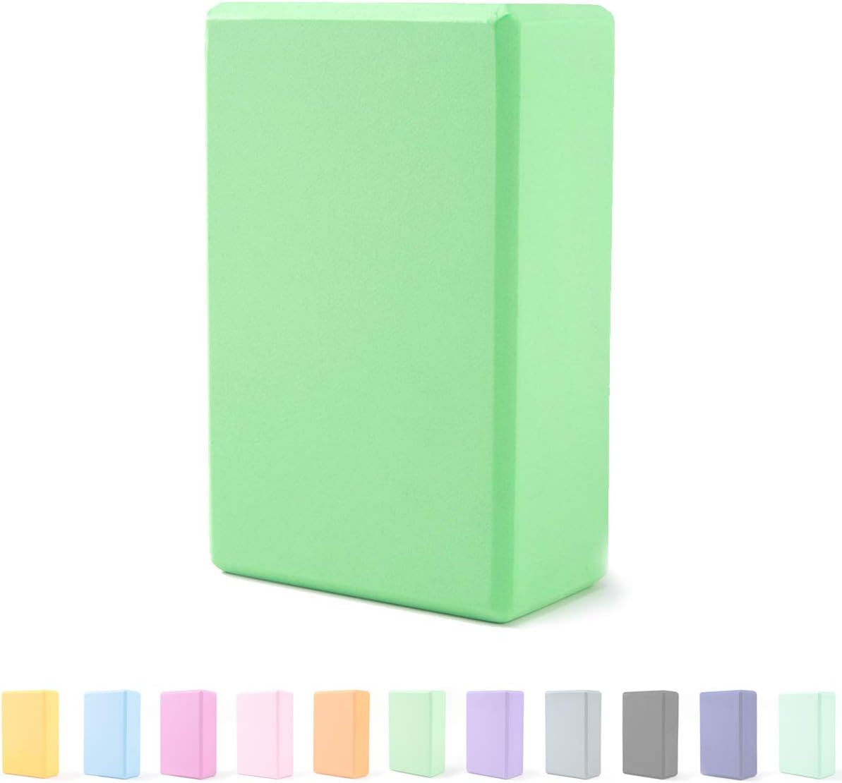 Dobetters Pilates Yoga Block Foaming Foam Brick Exercise Fitness (Fruit Green) image number 3