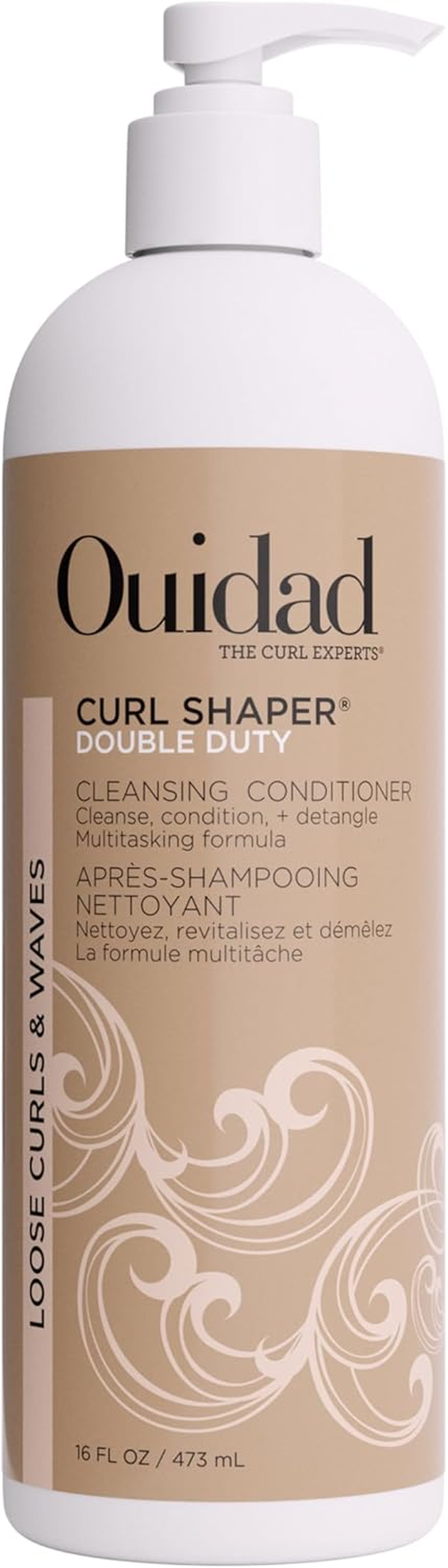 Curl Shaper Double Duty Weightless Cleansing Conditioner by Ouidad for Unisex - 16 Oz Conditioner image number 2