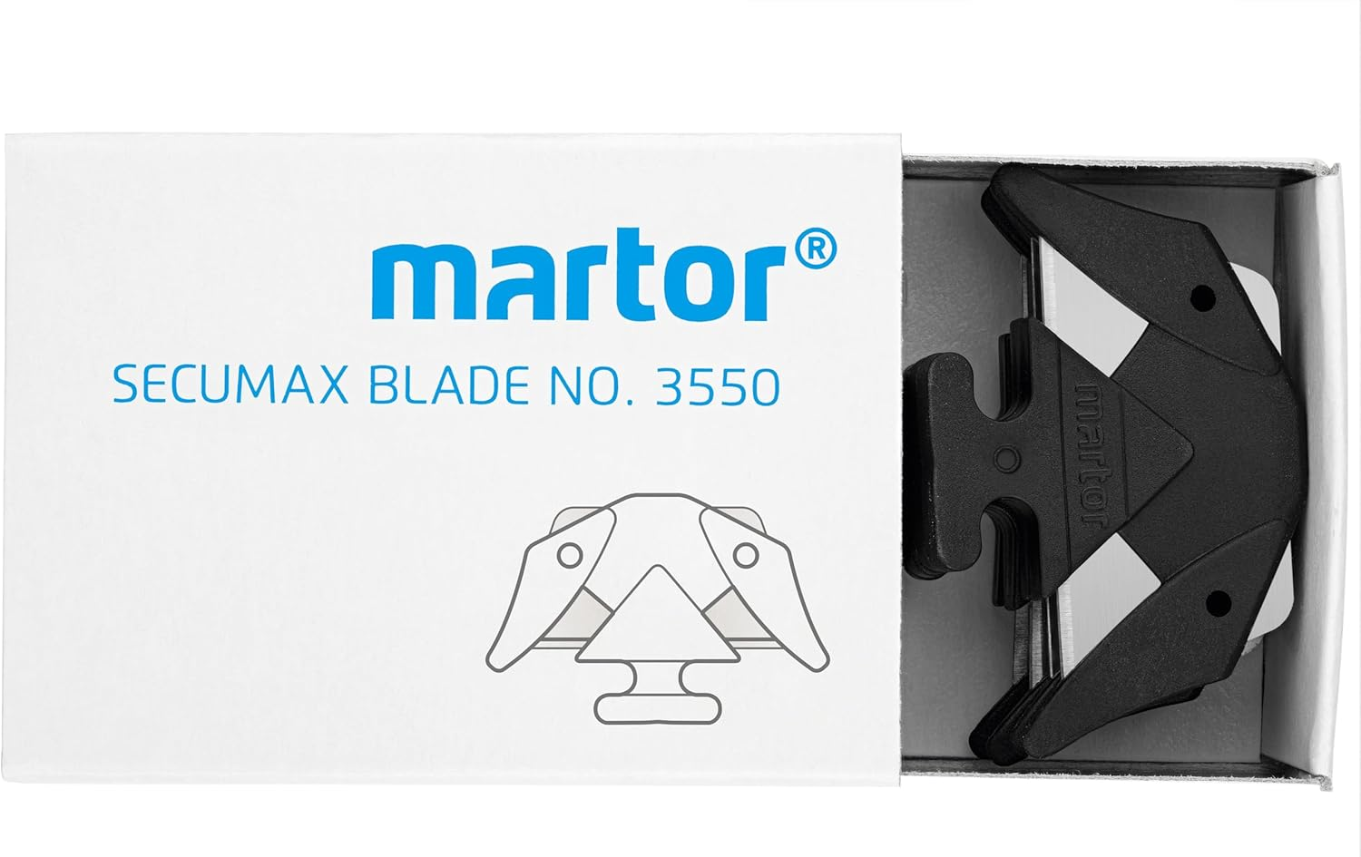 Martor Secumax-Ost Blade for Knives, Grey/Steel
