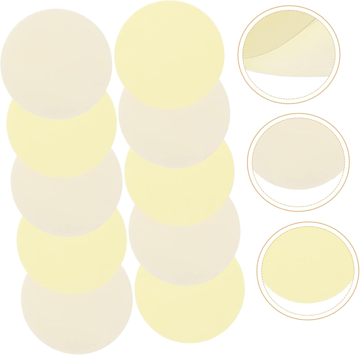 Ibasenice 24Pcs Double Sided round Mounting Tape Pads Self Adhesive Acrylic Stickers for Home Car Office Use for Fixing Ornaments and Accessories image number 5