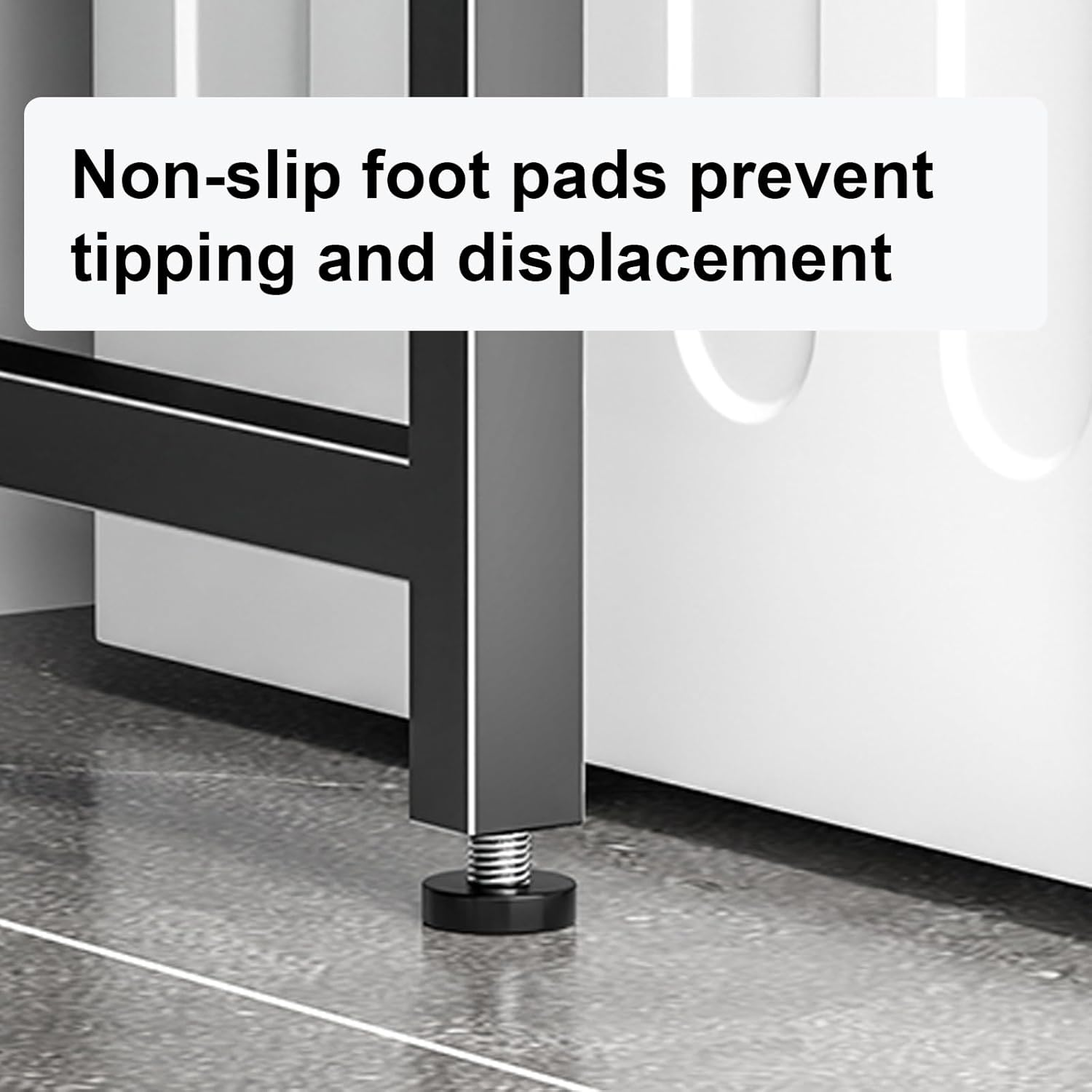 Enliansgo over the Toilet Storage, 3-Tier over Toilet Organizer Rack, Bathroom Organizer Shelf over Toilet, Freestanding above Toilet Shelf for Bathroom, Laundry, Bathroom Stand Organizer Space Saver image number 1