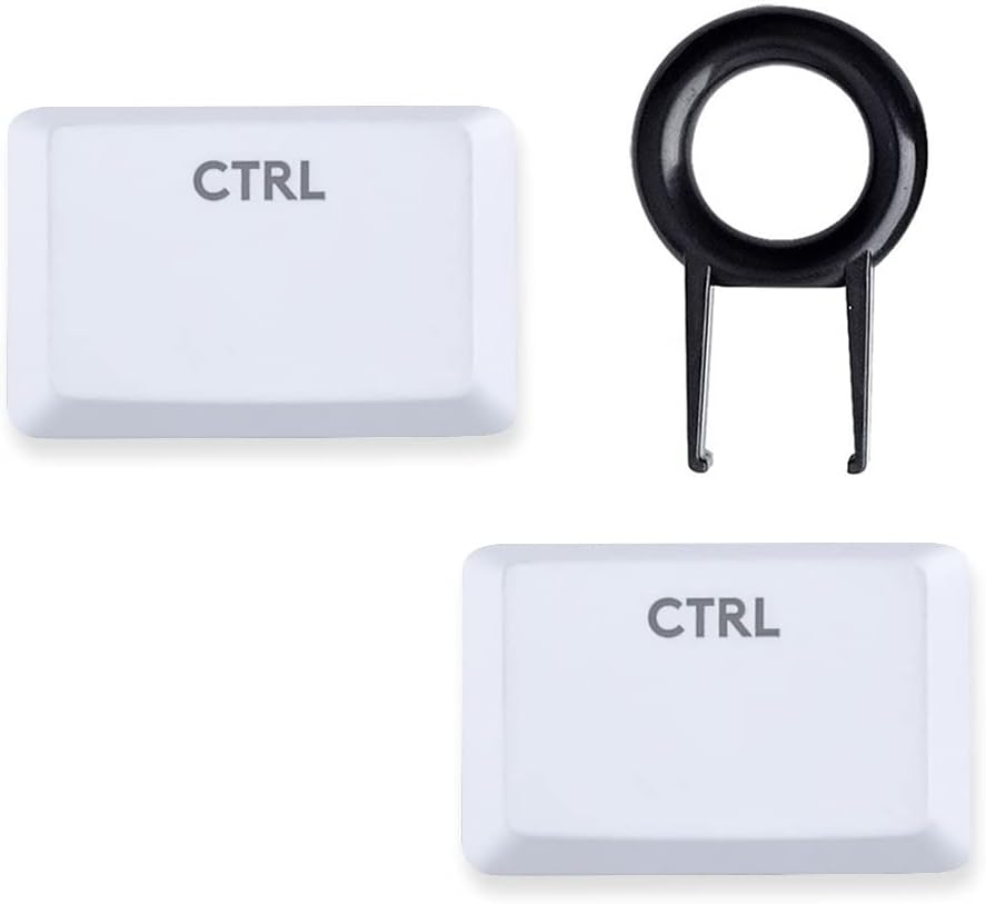 Texture Tactility Backlit Keycaps Key Cap Replacement for GL Tactile Switch Logit G813 G815 G913 G915 TKL RGB Mechanical Gaming Keyboard (13 Keys, White)