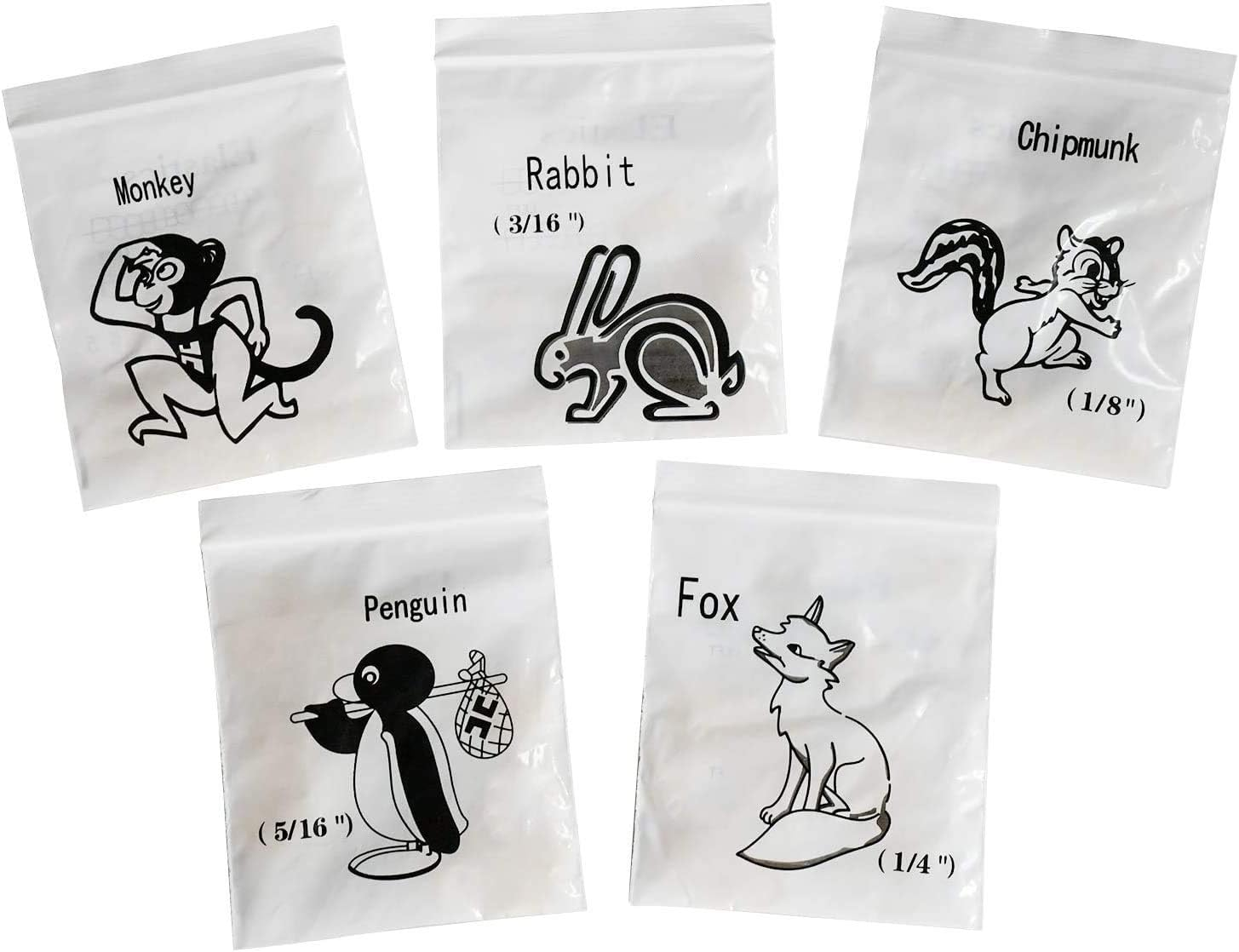 RZJZGZ 5 Packs (500 Pcs) Orthodontic Elastic Bands Dental Orthodontic Elastics Latex Rubber Bands(Fox 1/4") image number 2