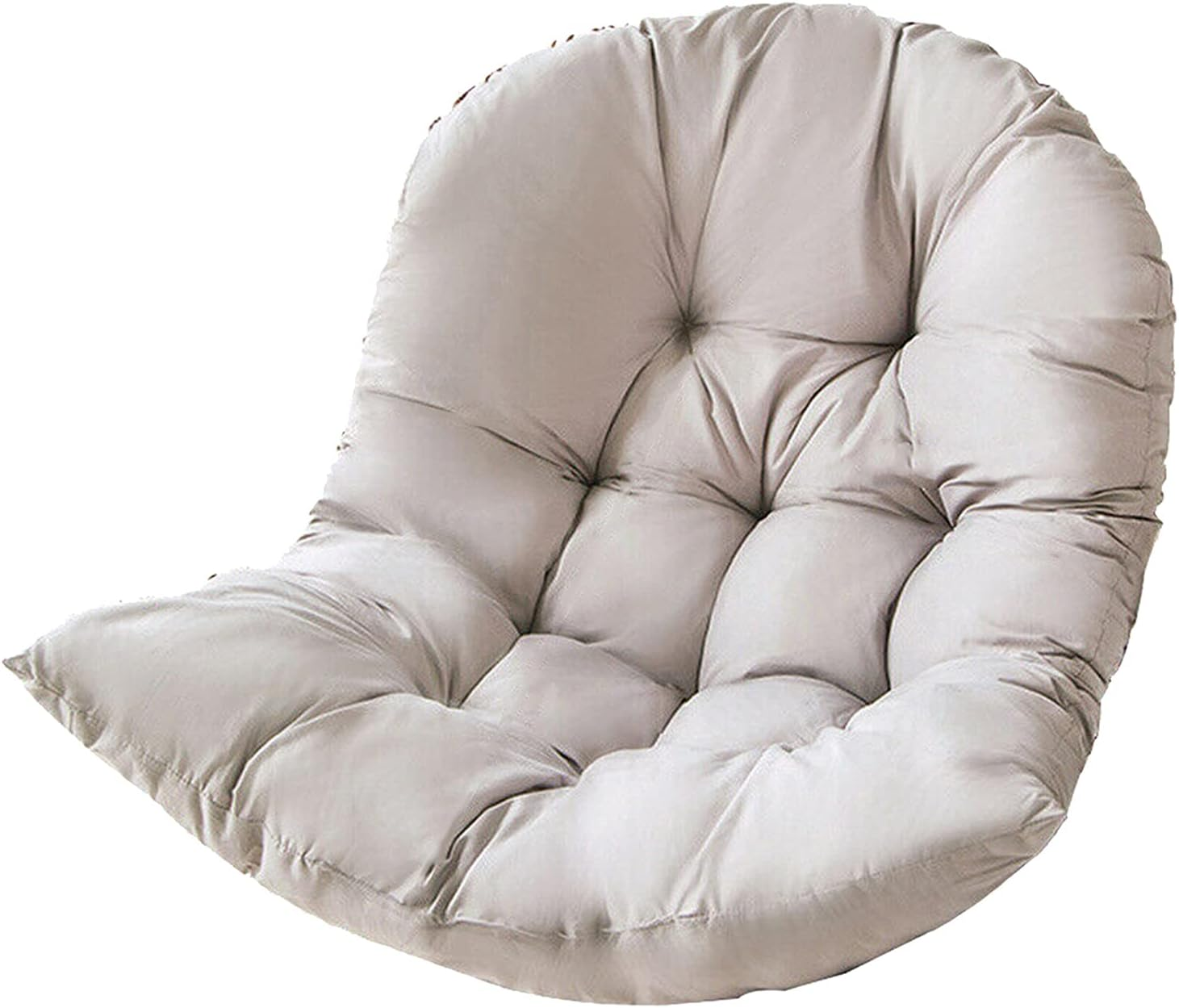 Leoleoyy Egg Chair Outdoor Hammock Seat Cushion, Swing Hanging Chair Cushion for Indoor Outdoor Lounge Camping Yard Patio Garden Chair - Dark Grey (Dark Grey)