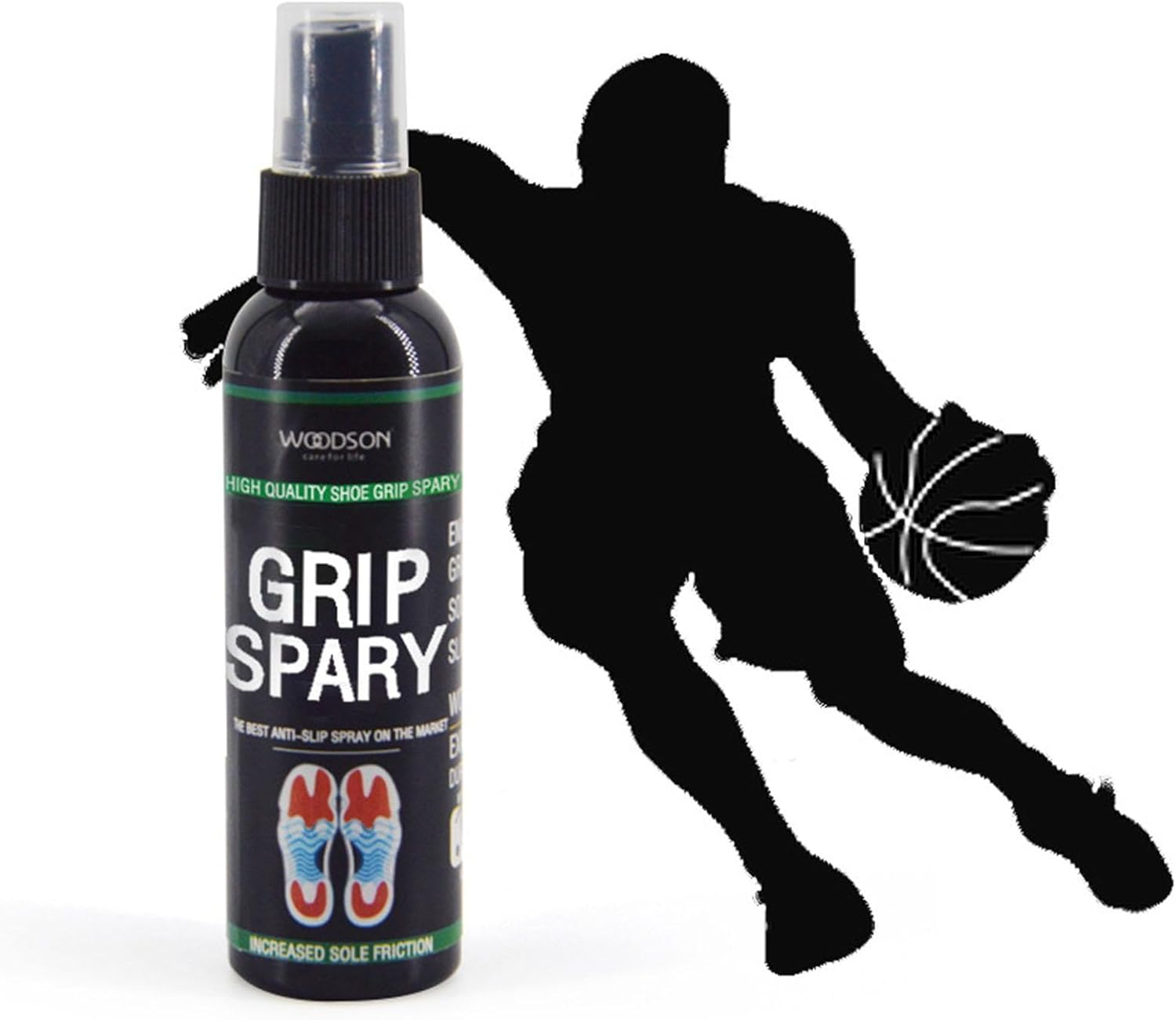 Basketball Shoe Grip Spray | 118Ml anti Slip Grip Boosts Spray Shoe Sole Grip Spray | Enhanced Basketball Shoe Spray, Improve Basketball Traction, Portable Spray for Basketball Shoes
