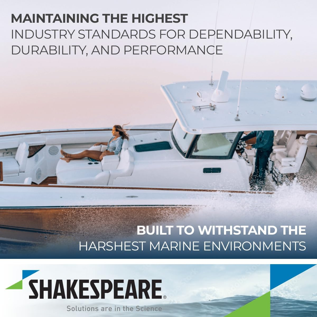 Shakespeare PL-258-CP-G Marine Center Pin Spice Connector Beige image number 4