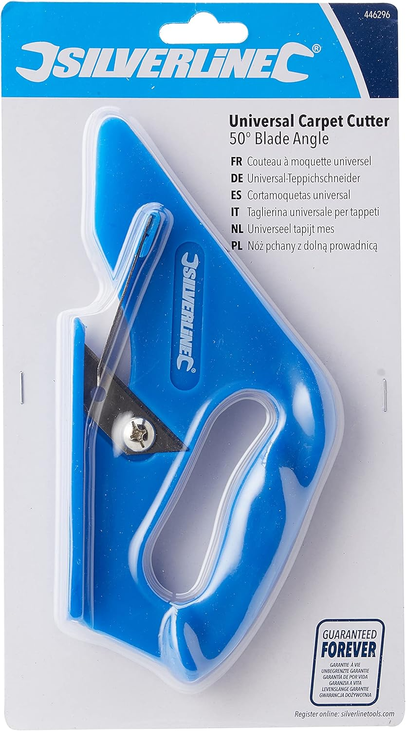 Silverline 446296 Universal Carpet Cutter 50&deg; Blade Angle image number 1