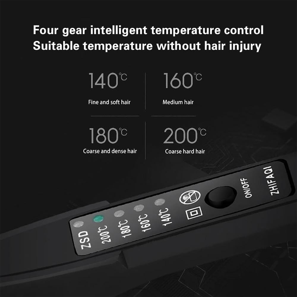 2 in 1 Hair Straightener, Ceramic Hair Curler with Adjustable Temperature, Professional Superfine Styling Tools for All Hair Types image number 2