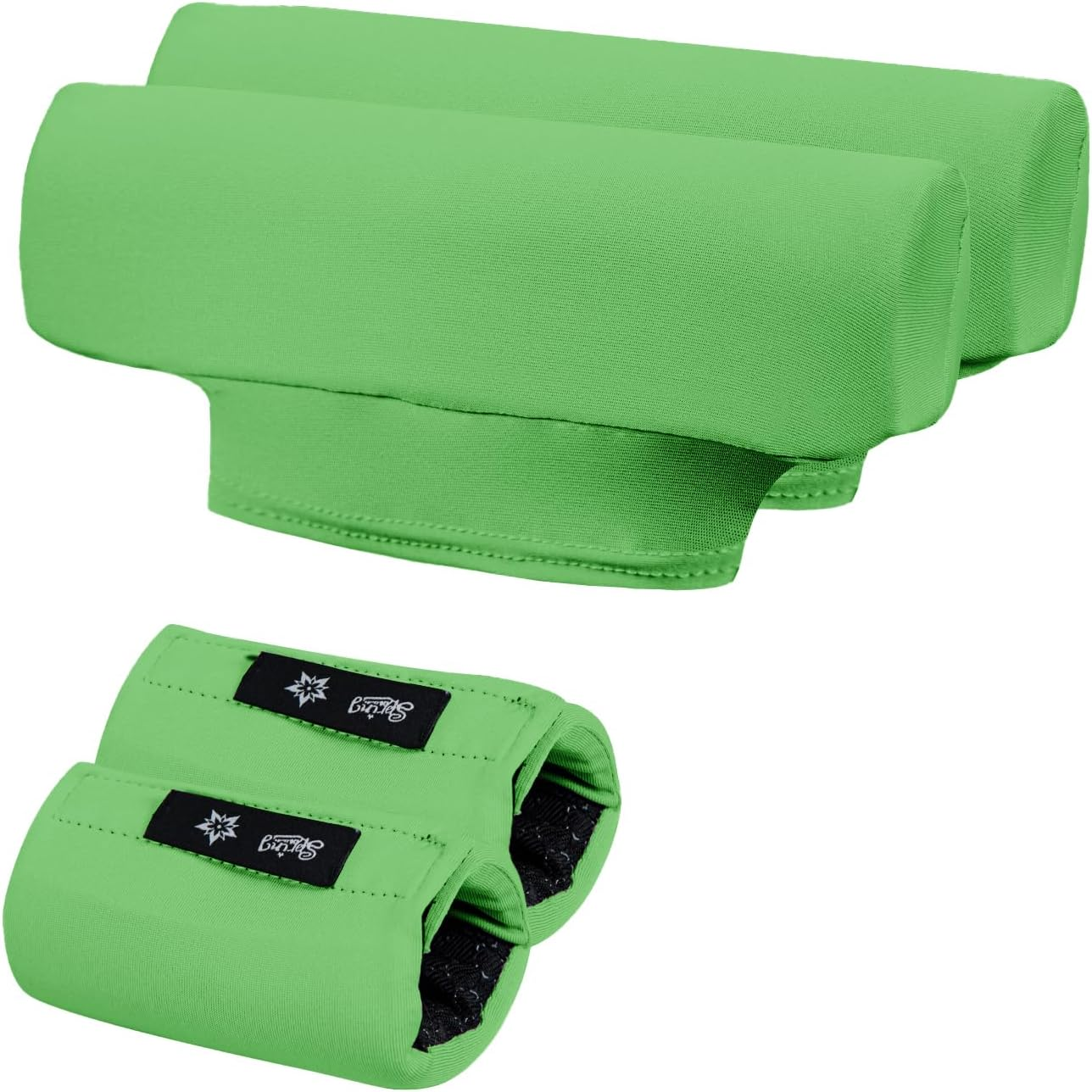 SPRING SEAON Universal Underarm Crutches Pads with Hand Grips, Silicone Contoured Grip, Black, Crutch Accessories image number 4