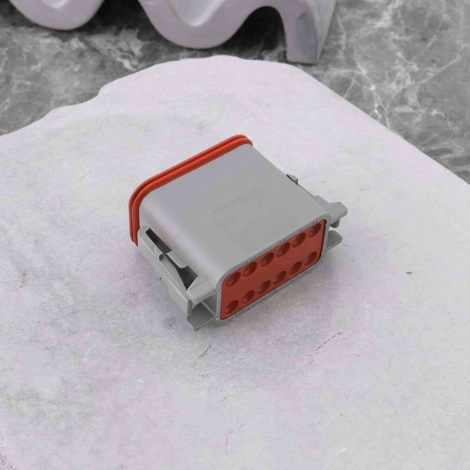 Emagtech 1 Set DT04-12P DT06-12S 12 Pin Waterproof Automotive Connector Kit IP67 Rated 14AWG 13A Electrical Plug and Socket for Rugged Applications image number 6