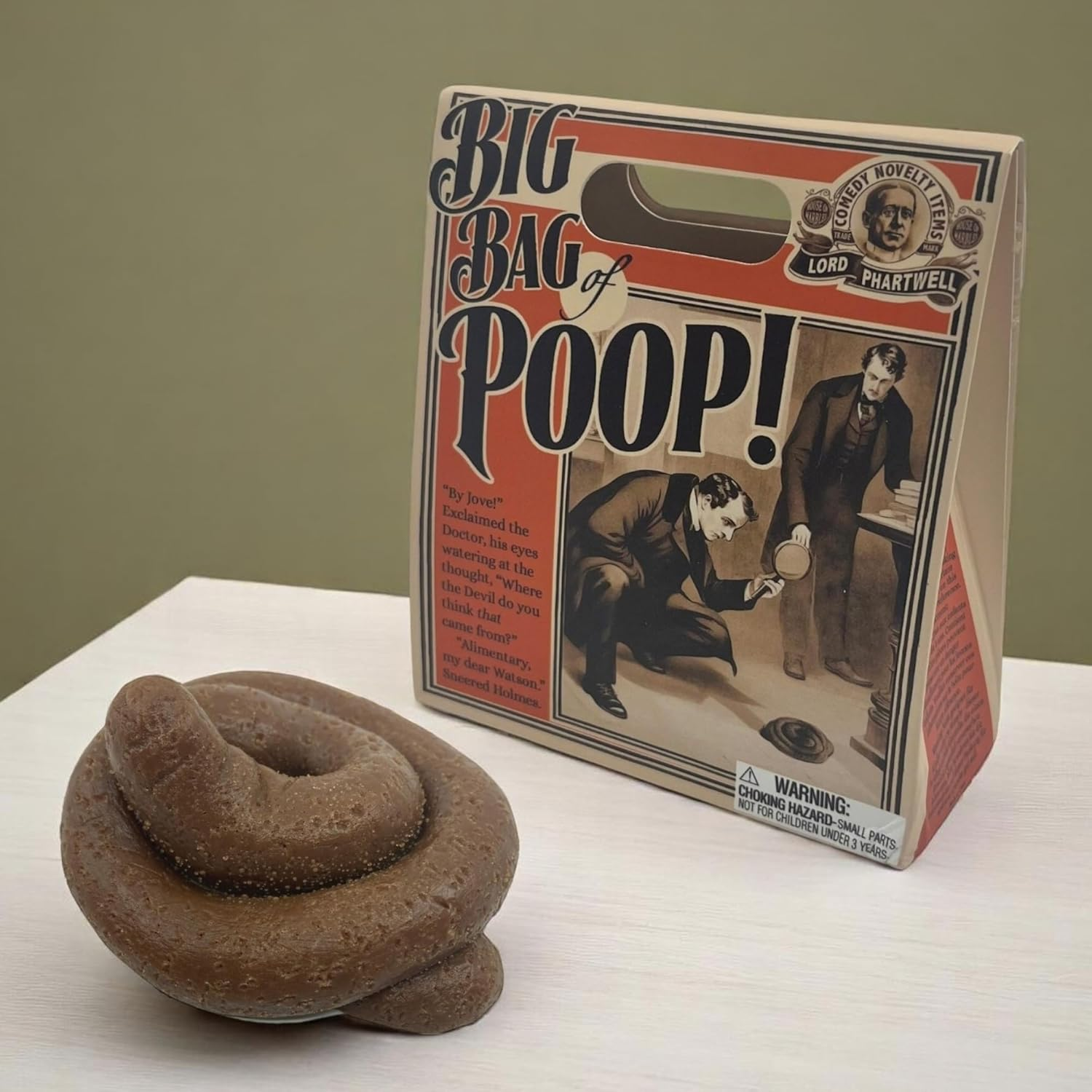 House of Marbles Big Bag of Poop! Novelty Gift & Prank Toy image number 1
