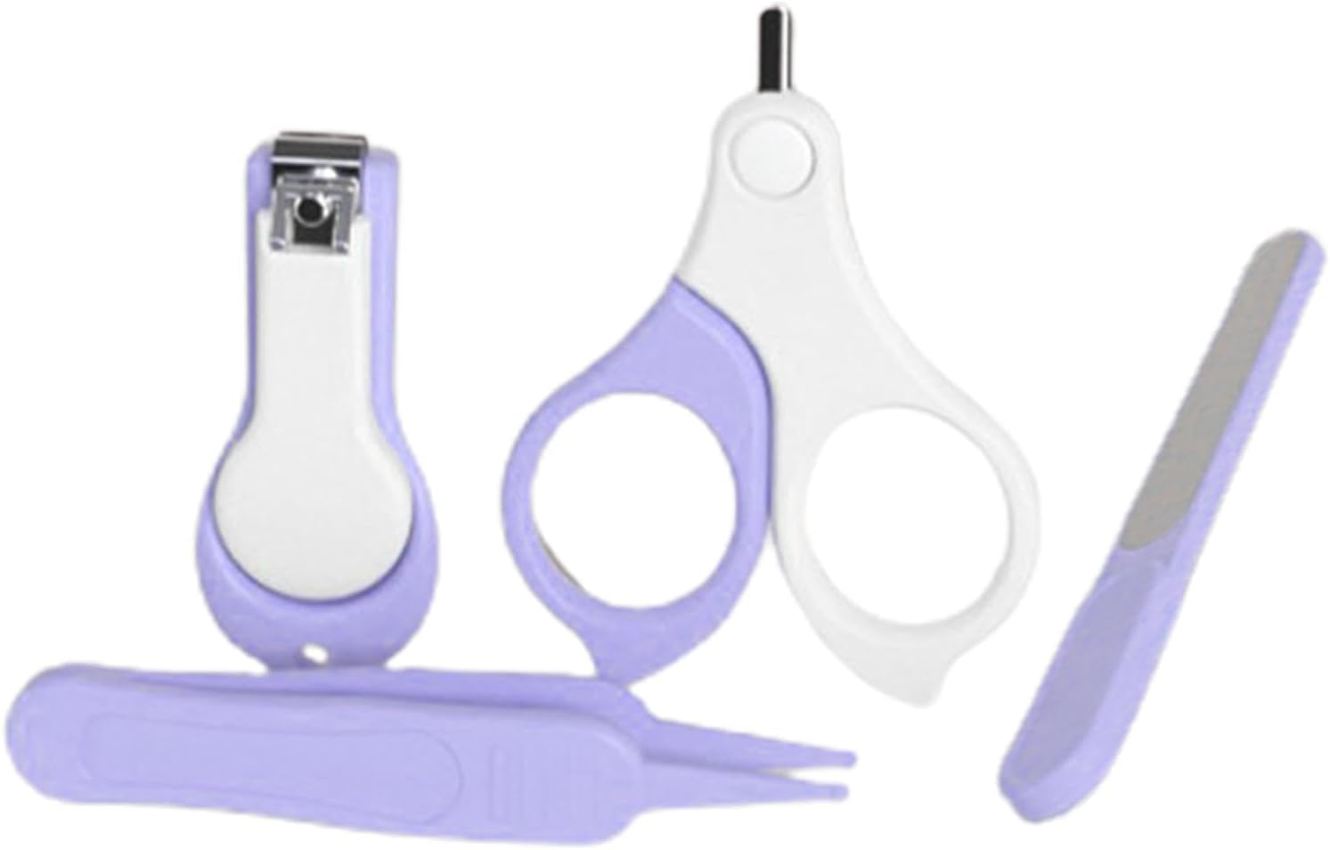 Baby Nail Clippers, Baby Nail Clippers Kit - Baby Nail Clippers Nursery Set - Nail Clippers, Tweezers Pedicure Kit, Baby Manicure Kit, Toddler, Kids Nail File image number 4