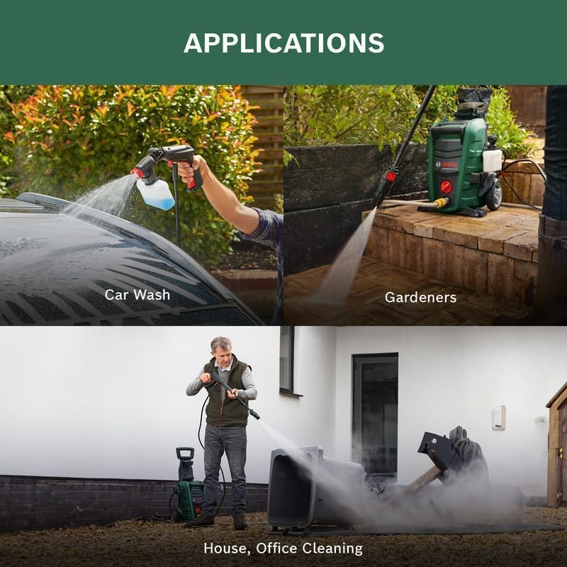 Pressure Washer Drain Pipe Hose Cleaning Kit for Karcher K2-K7 Series and LAVOR Pressure Washer, with Jet Nozzle and Rotating Jet Nozzle, 15 M/50FT, 180 Bar and 2700 PSI image number 6