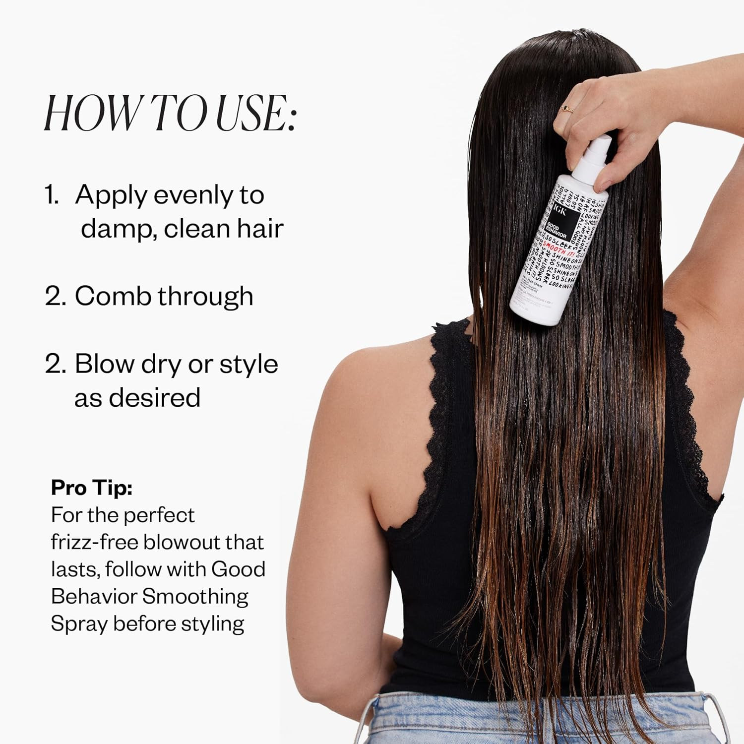 IGK Good Behavior 4-In-1 Prep Spray for Unisex 7 Oz Hair Spray image number 1