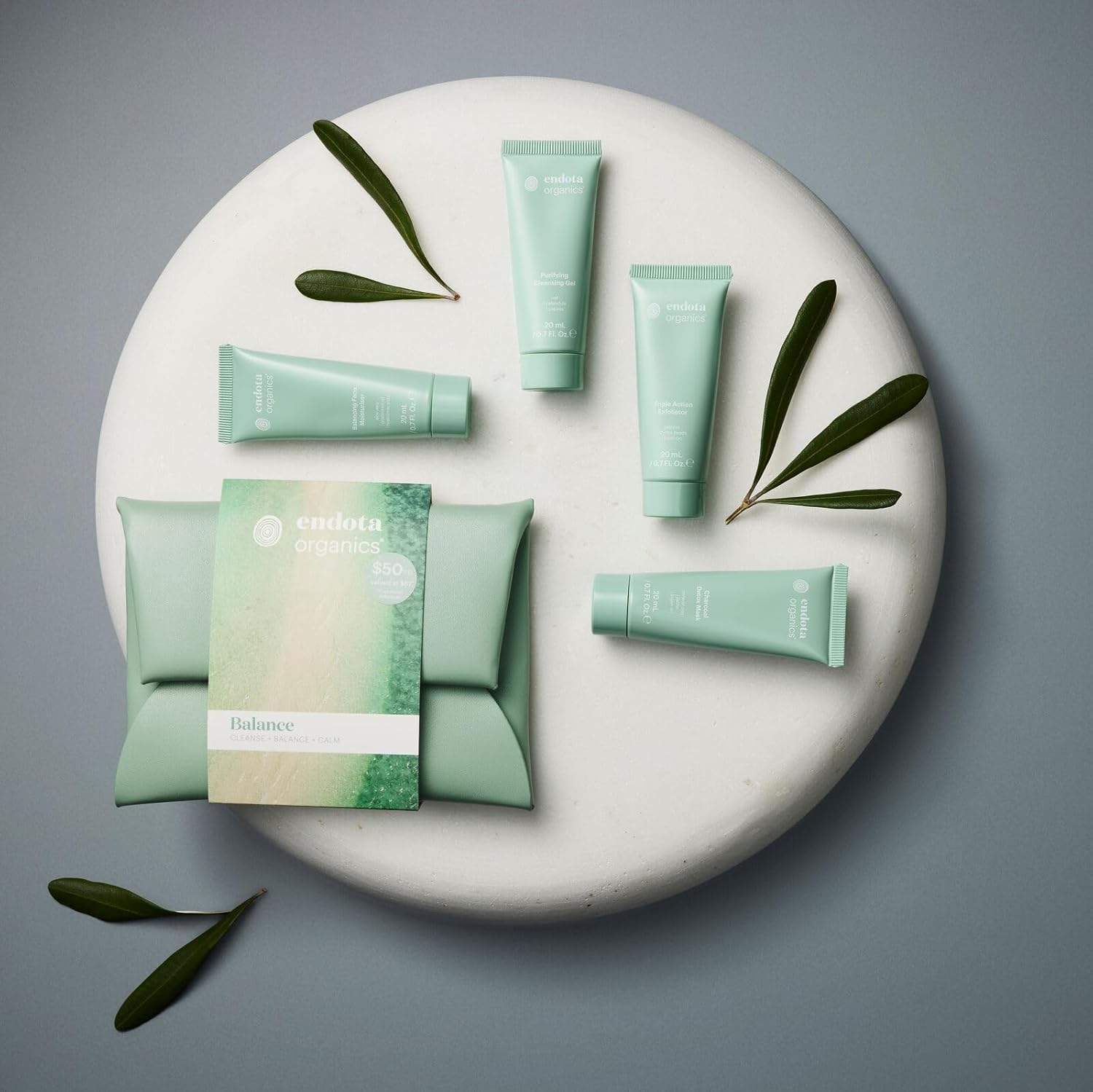 Endota Organics Balance Mini Kit, All the Essentials for Balancing Oily Skin, in One Travel-Sized Kit. Pack Contains 4 X 20Ml Combination Skin Essentials image number 2