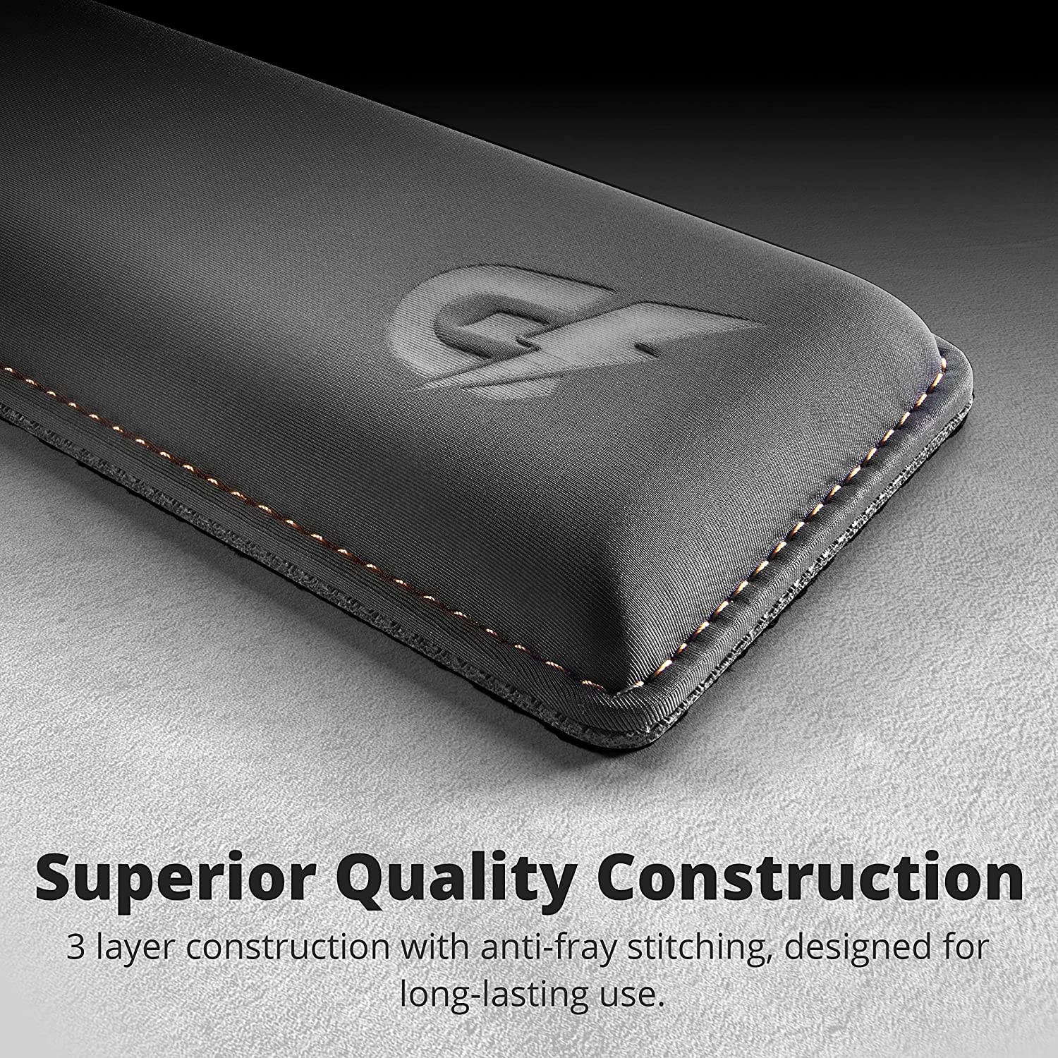 Gunmjo Cooling Gel Memory Foam Tenkeyless Keyboard Wrist Rest, Ergonomic Wrist Rest for TKL Computer Keyboard and Mechanical Keyboard image number 5