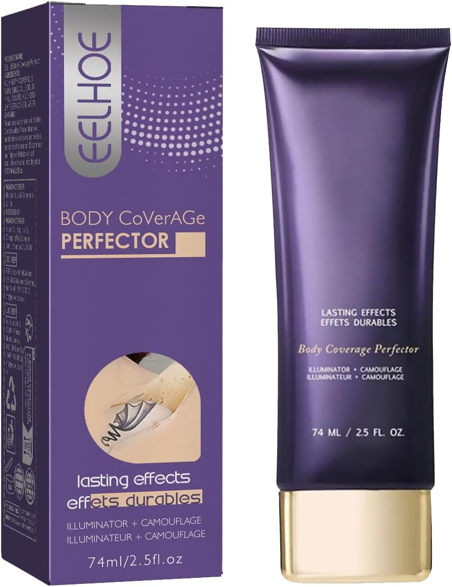 Body Makeup Coverage Set, Waterproof Complexion Perfector, Long-Lasting Transfer-Resistant Cream image number 2