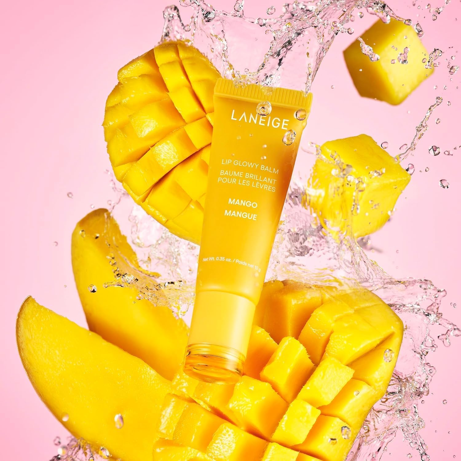 LANEIGE - Lip Glowy Balm MANGO 10G image number 5