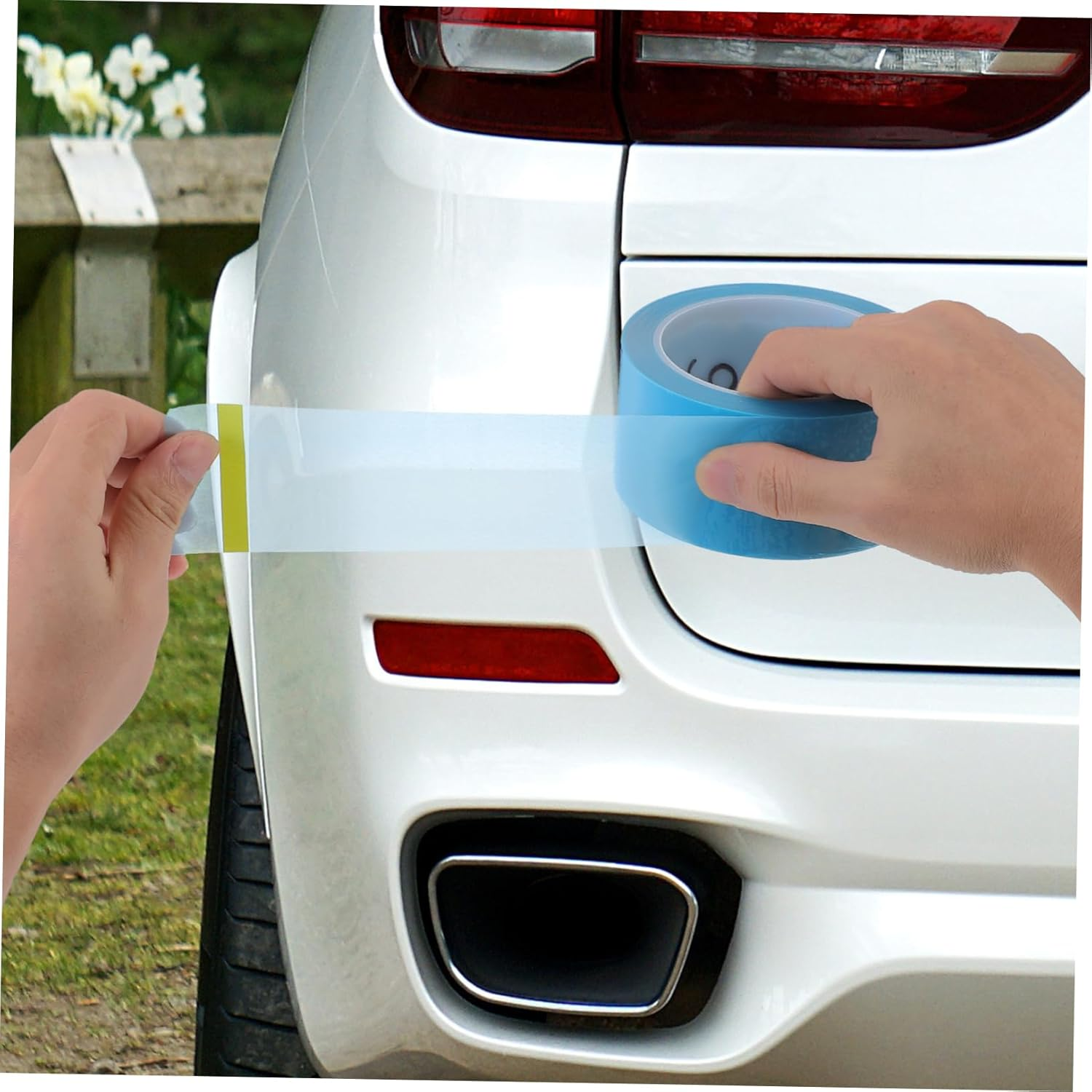 5Rolls Matte Painters Tape Low Tack Auto Body Masking Tape Long Masking for Car Painting