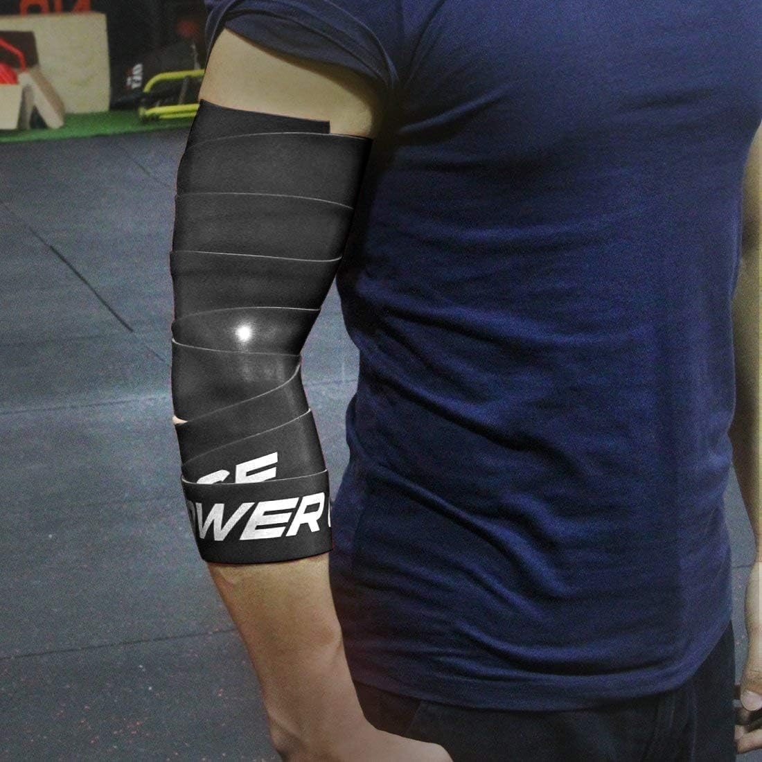 POWER GUIDANCE Muscle Floss Bands - Compression Bands - Mobility & Recovery Bands - for Improving Movement, Increasing Circulation & Reducing Soreness - Black And Red Combo image number 4