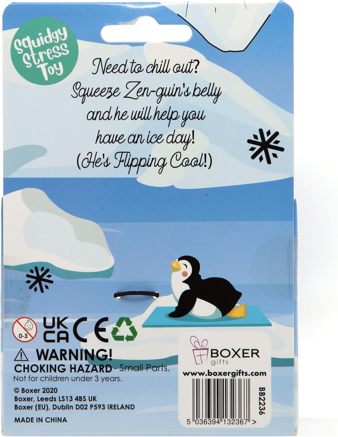 Boxer Gifts Zen-Guin Stress Relief Toy | Helps with Anxiety | Fun Penguin Themed Novelty Desk Accessory Gift, BB2236 image number 1