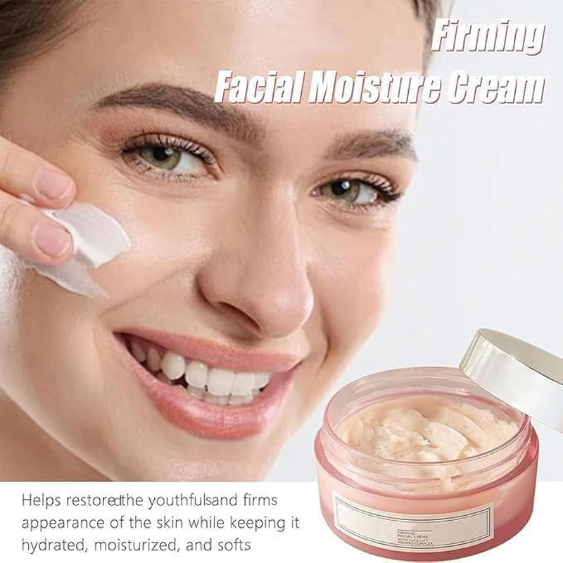 Champagne Lifting Firming Facial Creme, Champagne Lift Firming Facial Moisture Cream, Temporary Skin Tightener, Instant Tightening Moisturizer, Deep Hydration & Smoothing for Face and Neck (1PCS) image number 2