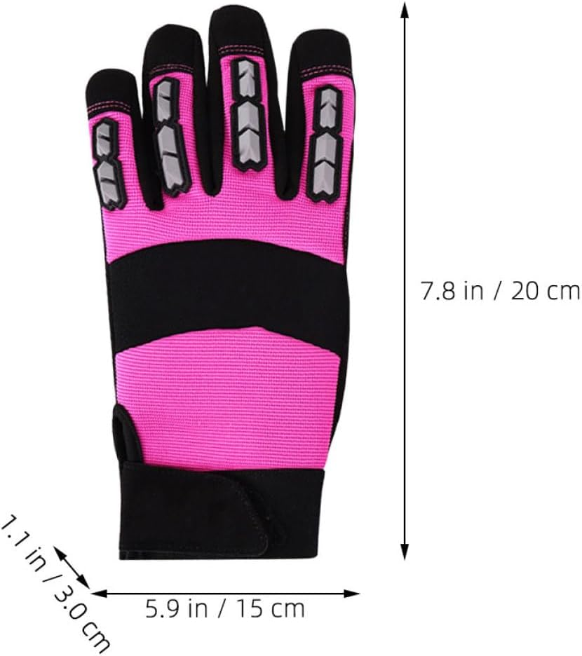 BESPORTBLE Puncture and Wear-Resistant Gloves for Gardening Outdoor Planting and Household Tasks Womens Work Gloves High Visibility and Material image number 5