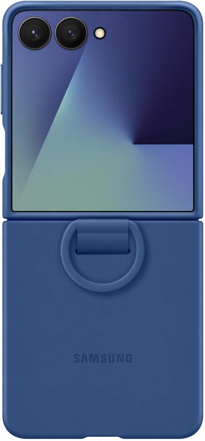Samsung Galaxy Flip 7 Silicone Ring Case, Blue image number 6